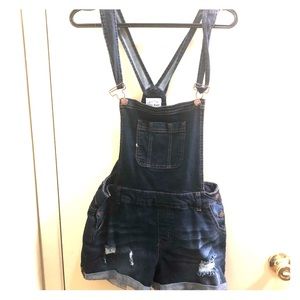 Overall shorts